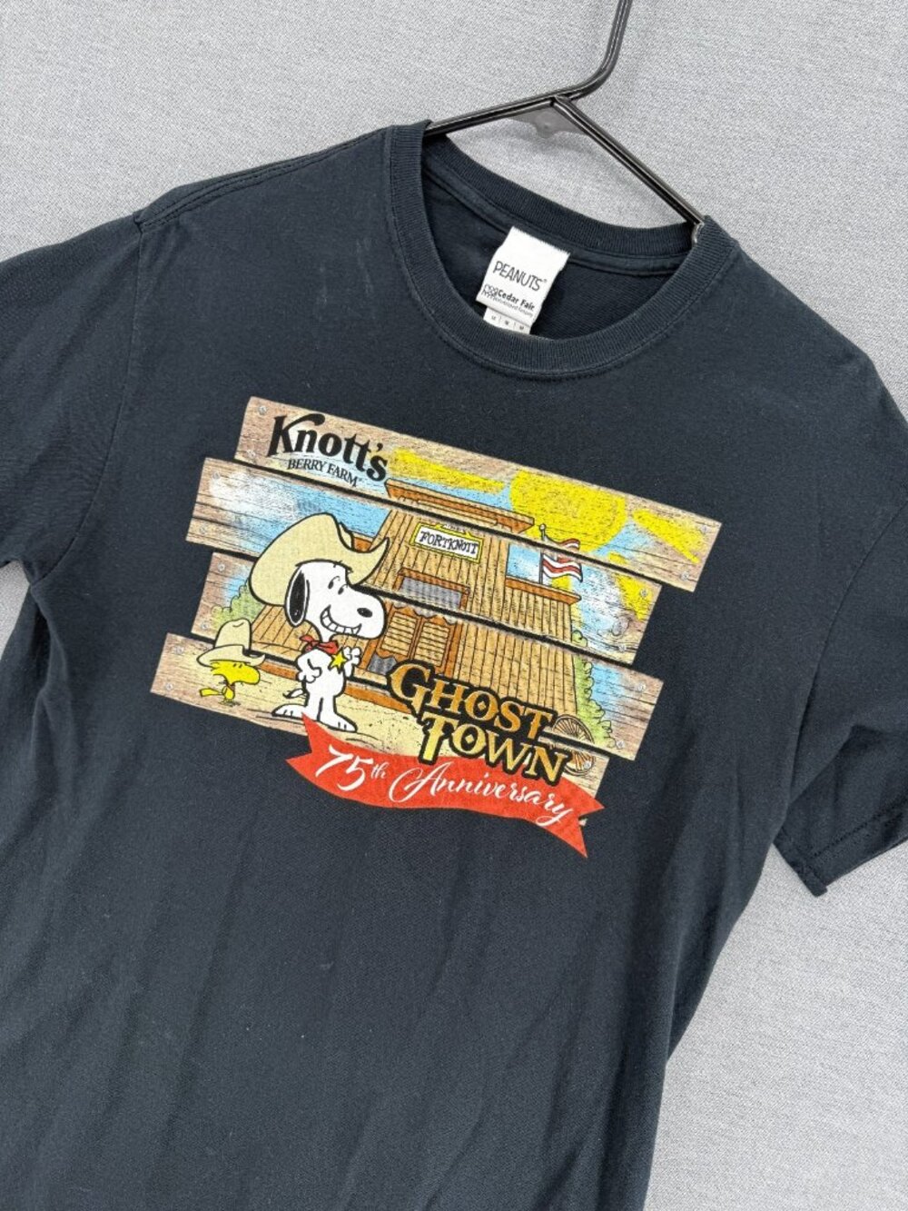 Knott's Berry Farm Ghost Town 75th Anniversary T-Shirt Mens M Tee Y2K